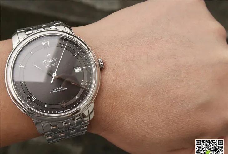 Omega De Ville 424.10.40.20.06.001 MKS Factory 1:1 Best Edition Replica Watch Black Dial